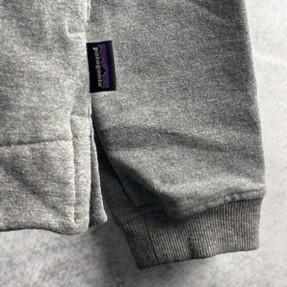 Patagonia Women's Pastel P-6 Logo Uprisal Hoody in Gravel Heather Size XL - Picture 6 of 12